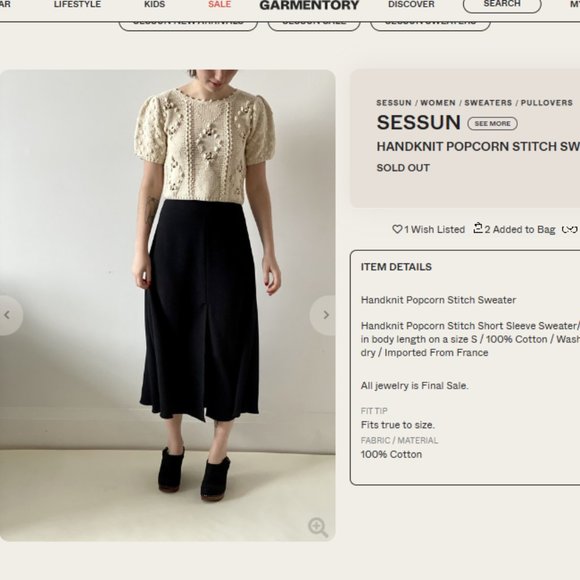 SESSUN WOMEN SWEATERS - Picture 1 of 1